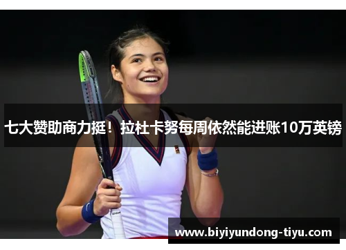 七大赞助商力挺！拉杜卡努每周依然能进账10万英镑